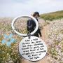 FUSTMW Wildflower Keychain Inspiration Gifts Wildflower Jewelry for Like a Wild Flower Allowing Herself to Grow Knew of Her Light