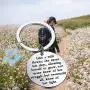 FUSTMW Wildflower Keychain Inspiration Gifts Wildflower Jewelry for Like a Wild Flower Allowing Herself to Grow Knew of Her Light