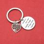 Funny Sister Keychain, Sibling Gifts, Cousin Bestie Keychain for Wedding Birthday Christmas Day Gift