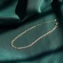 BENEIGE Dainty Evil Eye Anklet,14k Gold Plated Ankle Bracelet with Cute 3 Turquoise Handmade Foot Chain for Women…