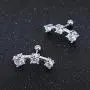 16g Sparkling Cubic Zirconia Stainless Steel Stud Earrings Tragus Helix Conch Cartilage Ear Piercing 16g Sparkling Cubic Zirconia Stainless Steel Stud Earrings Tragus Helix Conch Cartilage Ear Piercing