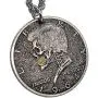 ApinJe Vintage Skull Pendant Coin Necklace Steampunk Jewelry for Men Stainless Steel Chain 27.5 Inches ApinJe Vintage Skull Pendant Coin Necklace Steampunk Jewelry for Men Stainless Steel Chain 27.5 Inches