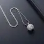 mingkejw Urn Necklace Basketball Cremation Jewelry for Ashes Pendant Keepsake Memorial Necklace for Women Men