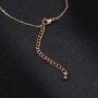 VU100 Hypoallergenic Initial Letter Bracelet for Women Teen Girls Mom Daughter Girlfriend Wife, Silver/Gold/Rose Gold, 316L Stainless Steel Disc Alphabet Adjustable Chain Jewelry Gifts