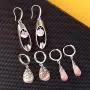 9 Pairs Silver Small Hoop Earrings with Charm for Women - Tear Drop Dangle Earrings for Women and Teen Girls 9 Pairs Silver Small Hoop Earrings with Charm for Women - Tear Drop Dangle Earrings for Women and Teen Girls