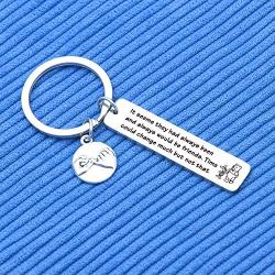 Long Distance Friendship Gifts Best Friend Forever Keychain for Friends Cousins Coworkers