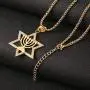 AsAlways Men Women Branch Candle Holder Pendant Israel Judaica Gift Religious Jewelry Jewish Megan Star of David Pendant Necklace 18K Gold Hexagon Star Necklace AsAlways Men Women Branch Candle Holder Pendant Israel Judaica Gift Religious Jewelry Jewish Megan Star of David Pendant Necklace 18K Gold Hexagon Star Necklace