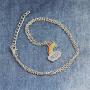 Best Friend Necklace for 2, AILUOR Rainbow Cloud Stitching Best Friends Pendant Necklace BFF Teen Forever Friendship Birthday Gifts for Women Girls Teens