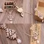 3Pcs Gold Head Chain Accessories Indian Bohemian Bollywood Jewelry for Women Headbands Headpiece 3Pcs Gold Head Chain Accessories Indian Bohemian Bollywood Jewelry for Women Headbands Headpiece