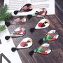 Fiasaso 16 Pairs African Dangle Earrings for Women Round Teardrop Painted Wooden Earrings Ethnic Style Earring Set