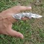 OhDeal4U Full Finger Armor Ring Silver Pewter Metal Punk Gothic Various Styles