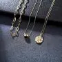 CLASSYZINT Gold Coin Necklace for Women Chain Layered Pendant Necklaces Trendy Necklace Jewelry …