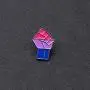 CENWA LGBTQ Gay Pride Bisexual Power Fist Enamel Pin Bi Pride Jewelry Enamel Pin LGBT Brooch