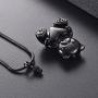 Cremation Jewelry for Ashes Always in My Heart Urn Necklace Panda Memorial Keepsake Pendant for Pet/Human