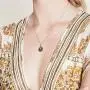 Retro Gold Coin Necklace lucky goddess stars in the sky