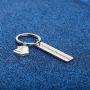 WUSUANED Book Lover Gift I Will Dewey Decimate You Keychain Book Quote Keychain Funny Gift for Reader Librarian