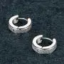 Aroncent Stainless Steel 8 Pairs Mens Small Hoop Huggie Hinged Earrings Set 4mm Aroncent Stainless Steel 8 Pairs Mens Small Hoop Huggie Hinged Earrings Set 4mm