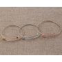 Skinny Bow and Arrow Bangle Adjustable Cuff Bracelet