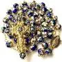 elegantmedical HANDMADE GOLD BLUE CLOISONNE ROSE BEADS ROSARY ITALY CROSS CRUCIFIX CATHOLIC NECKLACE BOX elegantmedical HANDMADE GOLD BLUE CLOISONNE ROSE BEADS ROSARY ITALY CROSS CRUCIFIX CATHOLIC NECKLACE BOX
