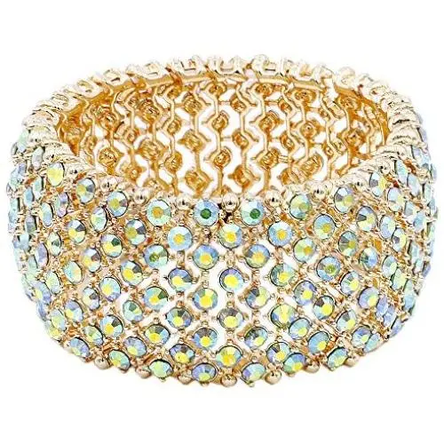 Lavencious Tennis Rhinestone Stretch Bridal Bracelets Evening Party Jewelry for Women Girl, Womens Stretch Bracelets Lavencious Tennis Rhinestone Stretch Bridal Bracelets Evening Party Jewelry for Women Girl, Womens Stretch Bracelets