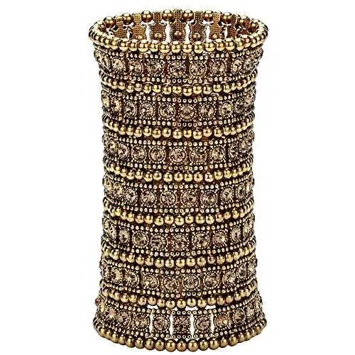 Hiddleston Womens Multilayer Stretch Cuff Bracelets Fit Wrist Szie 6-1/2'' to 7-3/4'' Hiddleston Womens Multilayer Stretch Cuff Bracelets Fit Wrist Szie 6-1/2'' to 7-3/4''