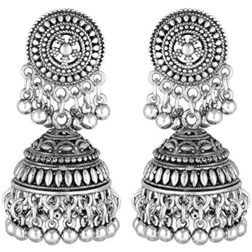 Aheli Jhumka Jhumaki Drop Earrings for Women and Girls, Bollywood Indian Traditional Jewelry