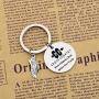 AKTAP Marathon Runners Gifts Cross Country Jewelry Real Athletes Run Miles Not Yards Running Key Chain Fitness Exercise Gift Idea for Friends Coaches
