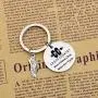 AKTAP Marathon Runners Gifts Cross Country Jewelry Real Athletes Run Miles Not Yards Running Key Chain Fitness Exercise Gift Idea for Friends Coaches