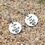 JQFEN 2 Pcs Lovers Long Chain Necklaces for Girlfriend Boyfriend Women Men Jewelry Gifts