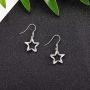 925 Sterling Silver Usa American Flag Earrings for Women Patriotic Red White And Blue Star Stud Earings America great again Independence Day Jewelry Gifts