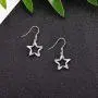 925 Sterling Silver Usa American Flag Earrings for Women Patriotic Red White And Blue Star Stud Earings America great again Independence Day Jewelry Gifts