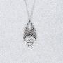 KEYCHIN Supernatural Inspired Jewelry SPN Jewelry Supernatural Evil Power Wing Five-Pointed Star Necklace Supernatural Fans Sam Dean Winchester Gift