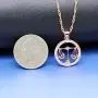 Uloveido Rose Gold Cubic Zirconia 12 Zodiac Constellation Pendant Necklace Birthday Gift N1047 Uloveido Rose Gold Cubic Zirconia 12 Zodiac Constellation Pendant Necklace Birthday Gift N1047