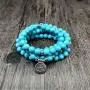 Self-Discovery 108 Natural Beads Mala Yoga Bracelet with Lotus Charm Self-Discovery 108 Natural Beads Mala Yoga Bracelet with Lotus Charm