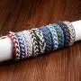 YJT Hemp Bracelet Set Handmade Braided Woven Friendship Bracelets for Boys Girls Bulk Men Womens Anklet Bracelet Adjustable 16-18cm, 10 Pcs YJT Hemp Bracelet Set Handmade Braided Woven Friendship Bracelets for Boys Girls Bulk Men Womens Anklet Bracelet Adjustable 16-18cm, 10 Pcs