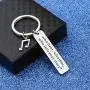 WUSUANED Who Tells Your Story Hamilton Quote Keychain Broadway Musical Inspired Jewelry