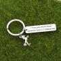POTIY Parks and Recreation Keychain Horse Gift Jewelry Horse Keychain I Love You More Than Pawnee Loves Li’l Sebastian Inspired by Parks and Recreation Gift for Fans