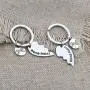 BAUNA Twin Jewelry Twin Matching Keychains Set for 2 Womb Mates Key Ring Pinky Promise BFF Jewelry for Twin Sisters Brothers Pinky Swear Best Gift BAUNA Twin Jewelry Twin Matching Keychains Set for 2 Womb Mates Key Ring Pinky Promise BFF Jewelry for Twin Sisters Brothers Pinky Swear Best Gift