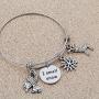 SEIRAA Christmas Bracelet I Smell Snow Holiday Jewelry Winter Gift for Her