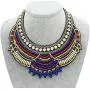 AccessCube Fashion Handmade Ethnic Choker Necklace Bib Collar Multicolor Beads Statement Necklace Boho Women Jewelry AccessCube Fashion Handmade Ethnic Choker Necklace Bib Collar Multicolor Beads Statement Necklace Boho Women Jewelry