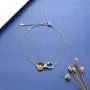 APOTIE You are My Sunshine Sunflower Necklace Bracelet - 925 Sterling Silver Infinity Adjustable Jewelry Daughter Mother Gift for Women Girls APOTIE You are My Sunshine Sunflower Necklace Bracelet - 925 Sterling Silver Infinity Adjustable Jewelry Daughter Mother Gift for Women Girls