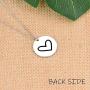 SUNSH I Love You 3000 Pendant Necklace for Women Teen Girls Boys Kids Couple Best Friends Cute Iron Man Fan Gift Inspirational Jewelry Friendship Sister Father Dad Son Mother Daughter Gifts