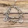 Mother Mary Miraculous Medal Link Chain Bracelet Mustard Seed Cross Christian Jewelry Stainless Steel Y914