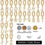 OSIANA Dainty Initial Huggie Hoop Earring for Women 18k Gold Filled Charm Diamond Cubic Zirconia Inlay Alphabet A-Z Drop Dangle Earring Tiny Cute Minimalist Personalized Jewelry Gift for Her