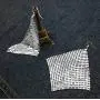 Suyi Trendy Women Earrings Metal Mesh Grid Sequins Tassel Long Drop Dangle Earrings Suyi Trendy Women Earrings Metal Mesh Grid Sequins Tassel Long Drop Dangle Earrings