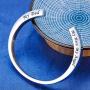 K-Y Engraved Memorial Urn Bracelet Stainless Steel Cremation Urn Bracelet Ashes Keepsake Jewelry (My Dad My Hero My Angel)
