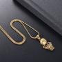 Stainless Steel Basketball Memorial Urn Jewellery Pendant Hold Cremation Keepsake Necklace for Ashes