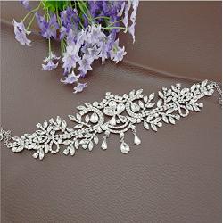 Lady Rhinestone Wedding Bridal Head Wear Hair Band, No Color, Size No Size