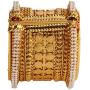 Efulgenz Fashion Jewelry Indian Bollywood Antique Gold Plated Faux Pearl Coin Style Bracelet Bangle (1 Piece) for Women…