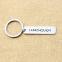 SEIRAA I Am Enough Cuff Bangle Inspirational Message Bracelet Encouraging Gift for Her BFF Jewelry